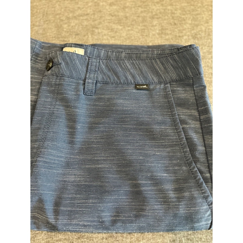 Travis Mathew Golf Shorts Hybrid Heather Blue Casual Walking Shorts Size 34 - Picture 8 of 13